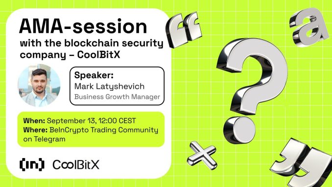 CoolBitX X AMA Session With BeInCrypto