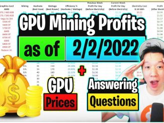 GPU Mining Profits as of 2/3/22 | GPU Prices | Answering Questions